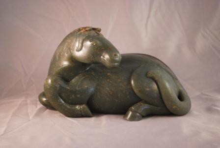 Jade Horse, Grey-Green